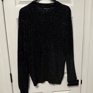 INC International Concepts Black Sweater